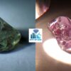 Rare Natural Chrysoberyl Alexanderite Rough Gemstones Couple - city of gem Ratnapura