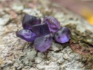 CEYLON NATURAL PURPLE SAPPHIRE ROUGH GEMSTONES
