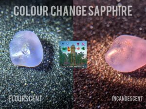 Ceylon Natural Colour Change Sapphire Rough Stone