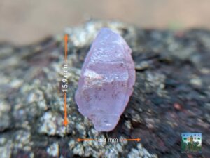 CEYLON NATURAL VIOLET SAPPHIRE CRYSTAL