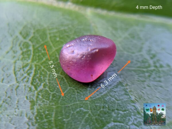 CEYLON NATURAL PINK SAPPHIRE ROUGH GEMSTONE COUPLE - city of gem Ratnapura