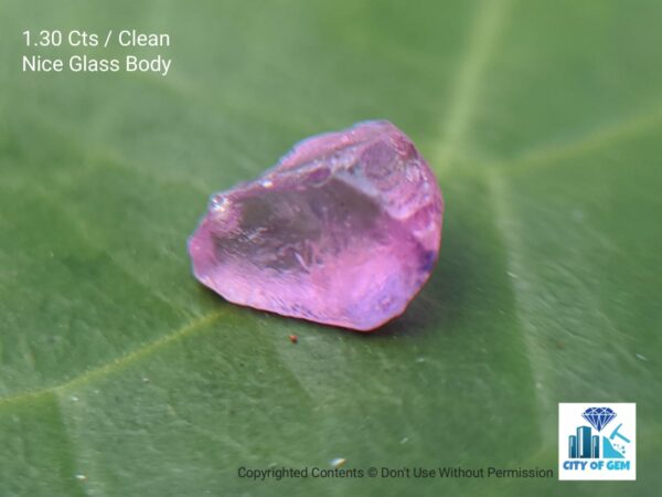 CEYLON NATURAL PINK SAPPHIRE ROUGH GEMSTONES LOT - city of gem Ratnapura