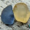 CEYLON NATURAL BLUE SAPPHIRE AND YELLOW SAPPHIRE COUPLE - city of gem Ratnapura