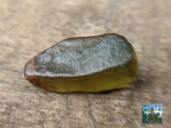 CEYLON NATURAL OLIVE GREEN ZIRCON ROUGH GEMSTONES - city of gem Ratnapura