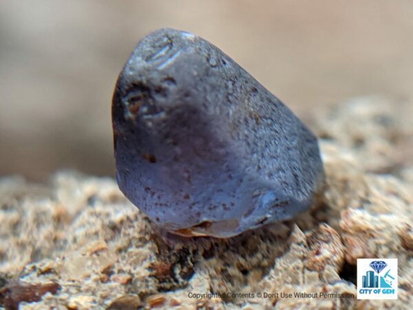 Ceylon Natural Bi Colour Sapphire Rough Gemstone ( Blue-Pink ) - city of gem Ratnapura