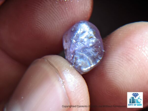 Ceylon Natural Colour Shifting Star Sapphire Rough Gemstone - city of gem Ratnapura