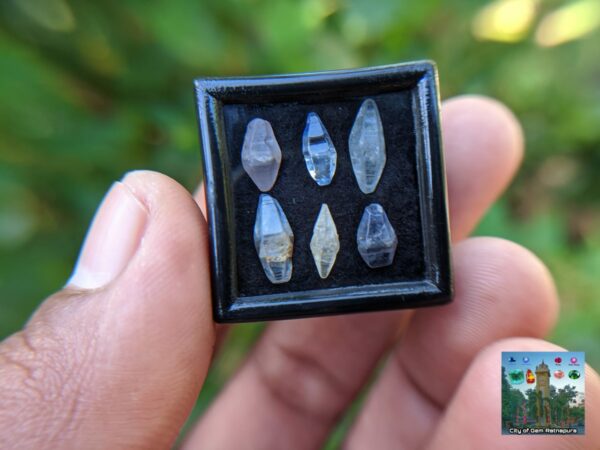 Ceylon Natural Small Sapphire Crystals Collection - city of gem Ratnapura