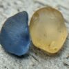 CEYLON NATURAL BLUE SAPPHIRE AND YELLOW SAPPHIRE COUPLE - city of gem Ratnapura