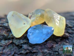 CEYLON NATURAL BLUE SAPPHIRE AND YELLOW SAPPHIRES LOT - city of gem Ratnapura