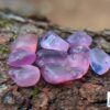 CEYLON NATURAL PINK SAPPHIRE ROUGH GEMSTONES LOT - city of gem Ratnapura