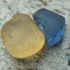 CEYLON NATURAL BLUE SAPPHIRE AND YELLOW SAPPHIRE COUPLE - city of gem Ratnapura