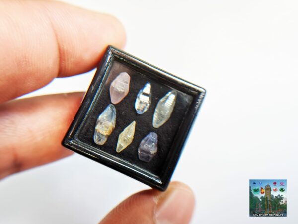 Ceylon Natural Small Sapphire Crystals Collection - city of gem Ratnapura