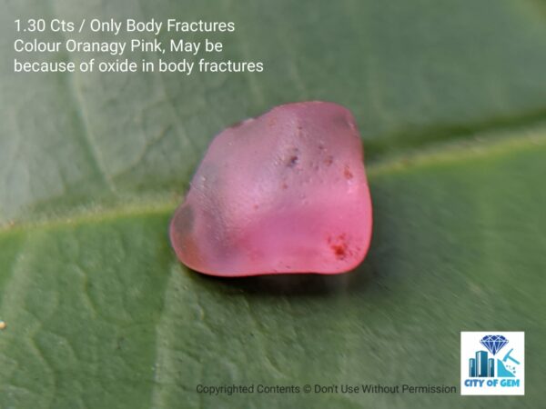 CEYLON NATURAL PINK SAPPHIRE ROUGH GEMSTONES LOT - city of gem Ratnapura