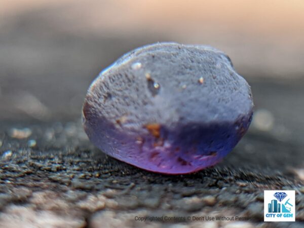 Ceylon Natural Bi Colour Sapphire Rough Gemstone ( Blue-Pink ) - city of gem Ratnapura