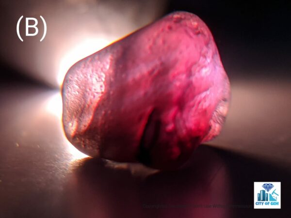 NATURAL HEATING SAPPHIRE ROUGH GEMSTONES ( Rathu Geuda ) - city of gem Ratnapura