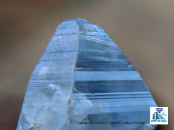 Ceylon Natural Double Terminated Sapphire geuda (dungal) Complete Crystal Couple ( glass body ) - city of gem Ratnapura