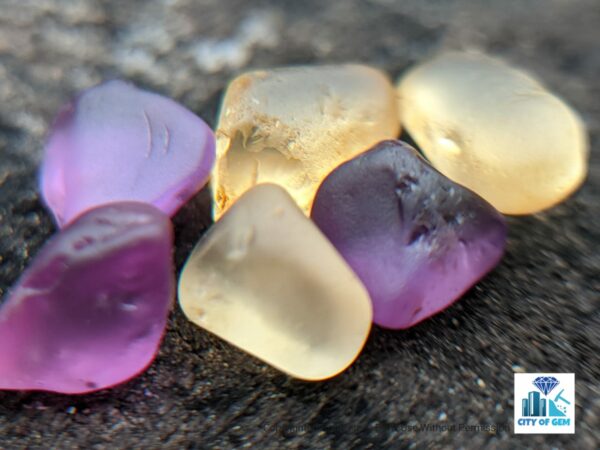 CEYLON NATURAL SAPPHIRE ROUGH GEMSTONE LOT - city of gem Ratnapura