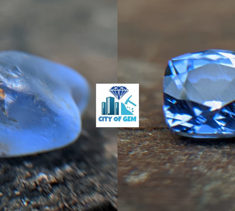 Another successfully completed Ceylon Natural cornflower blue sapphire from City of gem online store!!