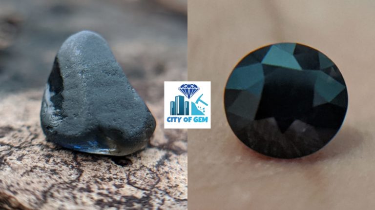 Ceylon Natural Dark Blue Sapphire- city of gem Ratnapura