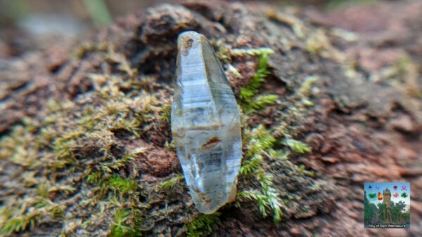 Double Terminated Ceylon Natural Sapphire Glass body