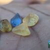 CEYLON NATURAL BLUE SAPPHIRE AND YELLOW SAPPHIRES LOT - city of gem Ratnapura