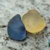 CEYLON NATURAL BLUE SAPPHIRE AND YELLOW SAPPHIRE COUPLE - city of gem Ratnapura