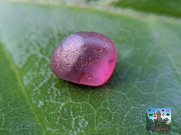 CEYLON NATURAL PINK SAPPHIRE ROUGH GEMSTONE COUPLE - city of gem Ratnapura