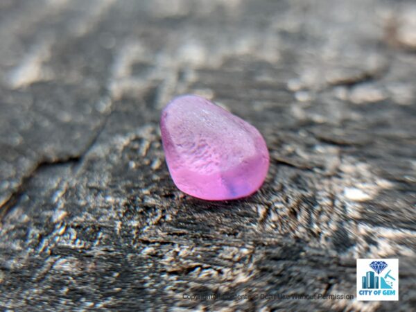 CEYLON NATURAL PINK SAPPHIRE ROUGH GEMSTONE - city of gem Ratnapura
