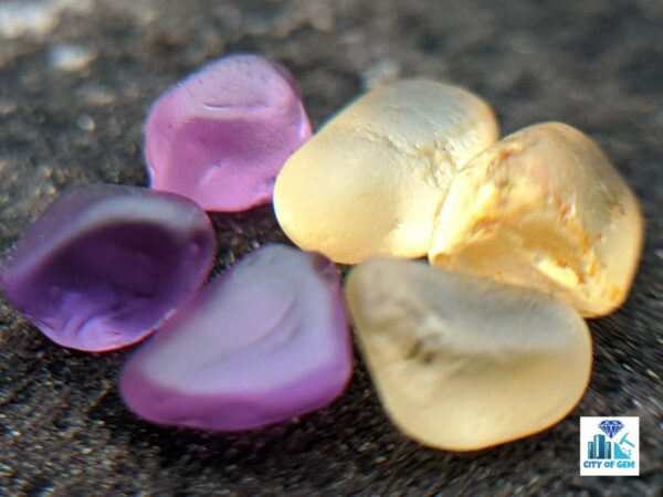 CEYLON NATURAL SAPPHIRE ROUGH GEMSTONE LOT - city of gem Ratnapura