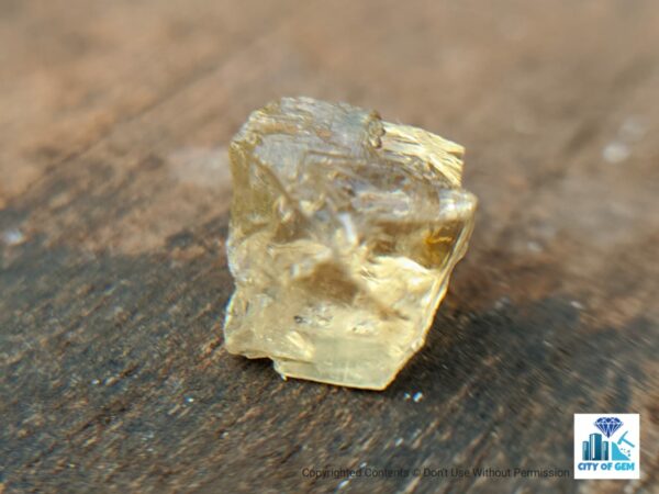 Ceylon Natural Fibrolite Rough Gemstone - city of gem Ratnapura