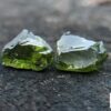 Ceylon Natural Green Zircon Rough Gemstones - city of gem Ratnapura