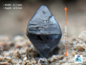 Natural Blue Spinel Complete Crystal - city of gem Ratnapura