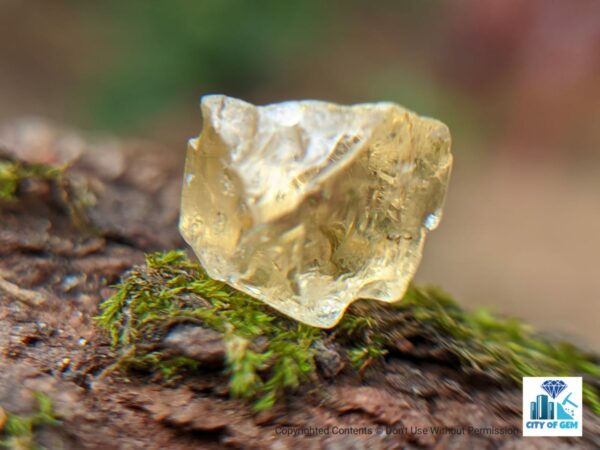 Ceylon Natural Fibrolite Rough Gemstone - city of gem Ratnapura