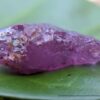 Ceylon Natural Pinkish-purple Sapphire Crystal ( Rough Glass Body ) - city of gem Ratnapura