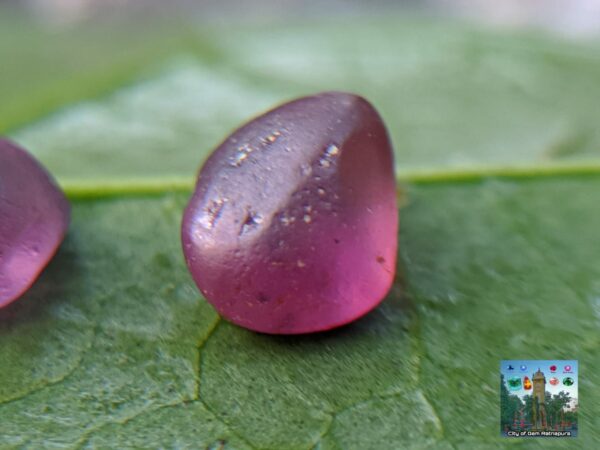 CEYLON NATURAL PINK SAPPHIRE ROUGH GEMSTONE COUPLE - city of gem Ratnapura