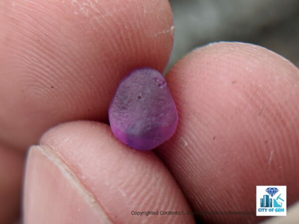 CEYLON NATURAL PINK SAPPHIRE ROUGH GEMSTONE - city of gem Ratnapura