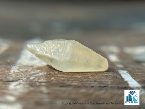 Ceylon Natural Double Terminated Sapphire Complete Crystal Couple (rough glass body ) - city of gem Ratnapura