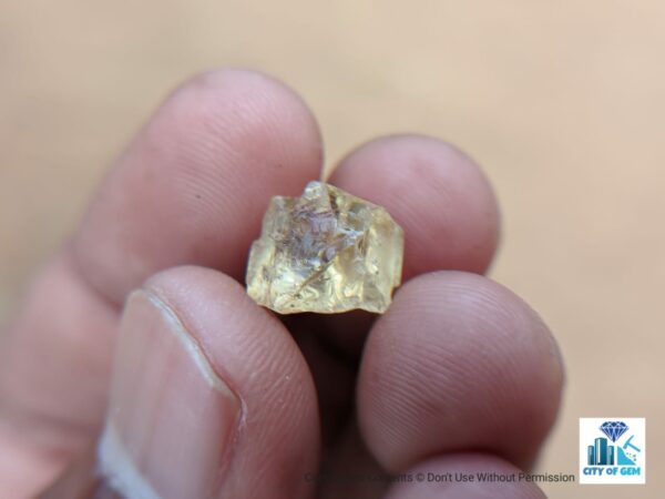 Ceylon Natural Fibrolite Rough Gemstone - city of gem Ratnapura