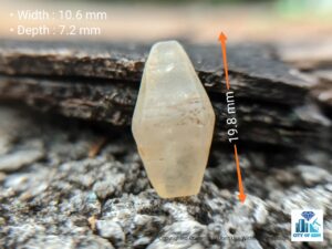 Ceylon Natural Sapphire Crystal - city of gem Ratnapura