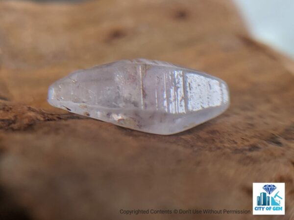 NATURAL VIOLET SAPPHIRE GLASS BODY COMPLETE CRYSTAL ( not for cutting and polishing ) - city of gem Ratnapura