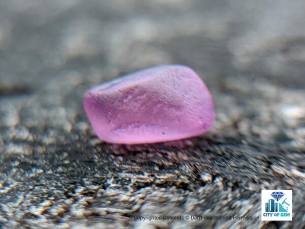 CEYLON NATURAL PINK SAPPHIRE ROUGH GEMSTONE - city of gem Ratnapura