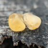 CEYLON NATURAL YELLOW SAPPHIRE ROUGH GEMSTONES COUPLE - city of gem Ratnapura