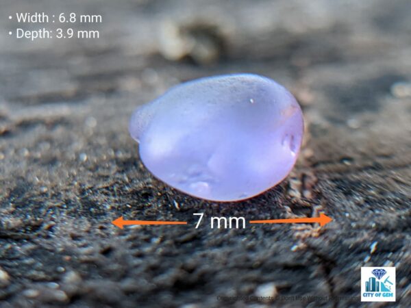 Ceylon Natural Colour Shifting Sapphire Rough Gemstone ( Colour shifting Violet to Pink ) - city of gem Ratnapura