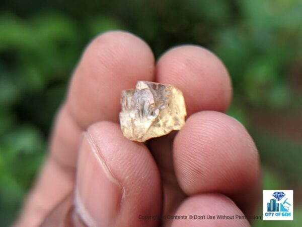 Ceylon Natural Fibrolite Rough Gemstone - city of gem Ratnapura