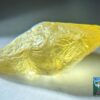 Ceylon Natural Yellow Sapphire Alluvial Crystal with Amazing Natural Body Carvings ( Collector peice, not for faceting) - city of gem Ratnapura