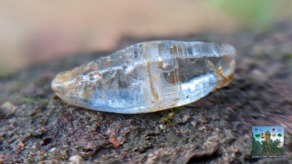 Double Terminated Ceylon Natural Sapphire Glass body Complete Crystal - city of gem Ratnapura