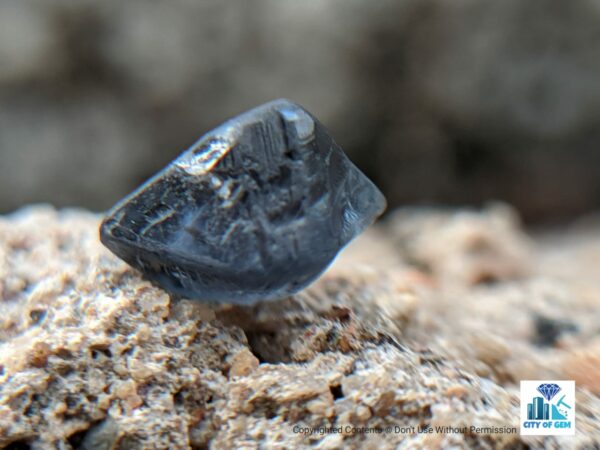 Natural Blue Spinel Complete Crystal - city of gem Ratnapura