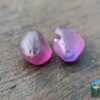 CEYLON NATURAL PINK SAPPHIRE ROUGH GEMSTONE COUPLE - city of gem Ratnapura