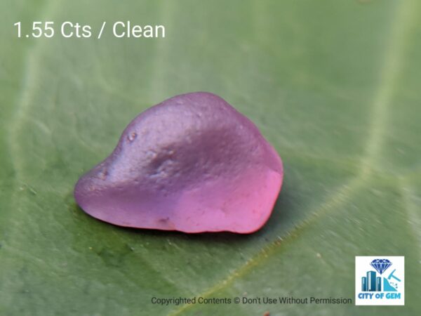 CEYLON NATURAL PINK SAPPHIRE ROUGH GEMSTONES LOT - city of gem Ratnapura