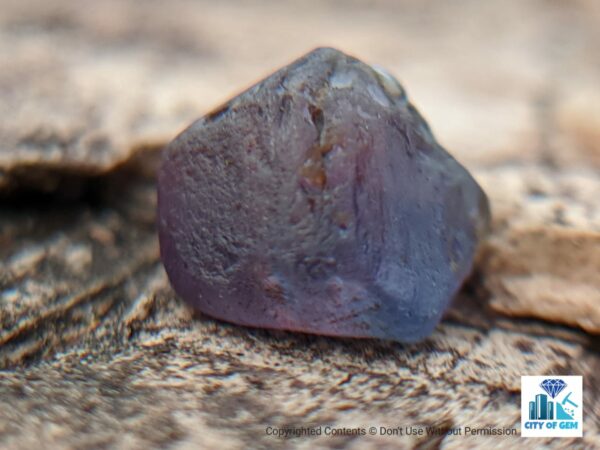Ceylon Natural Bi Colour Sapphire Rough Gemstone ( Blue-Pink ) - city of gem Ratnapura